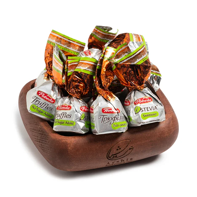 شکلات ترافل بدون قند پوبدا