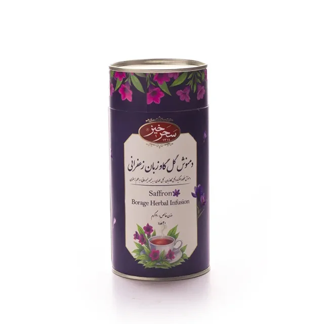 دمنوش گل گاوزبان زعفرانی
