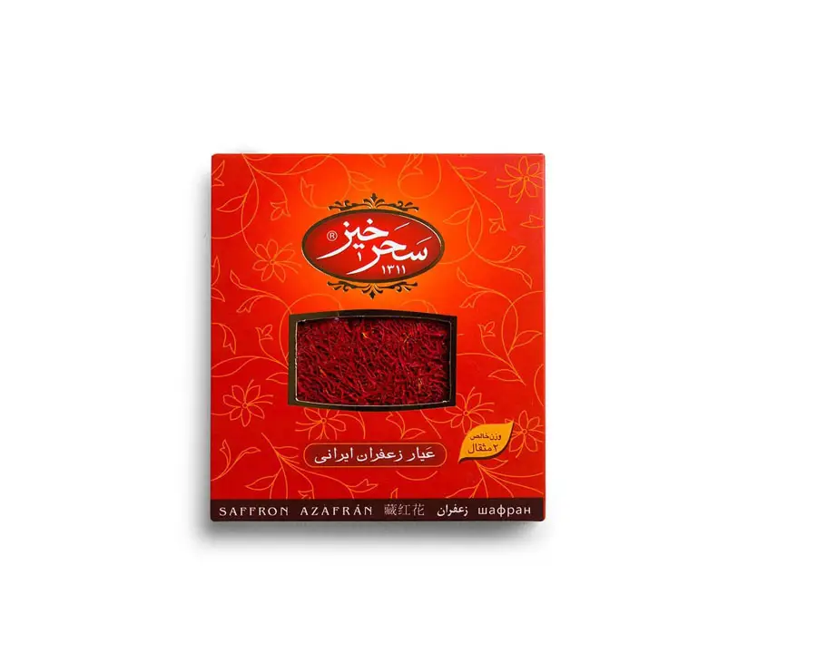 زعفران 2 مثقالی کادویی سحرخیز - Image 1
