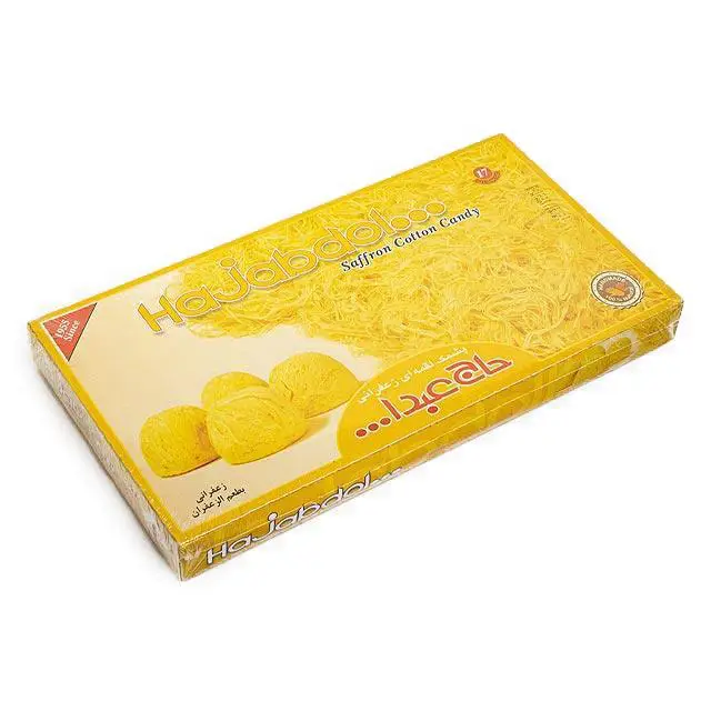 6260290004186 پشمک لقمه زعفرانی حاج عبدالله