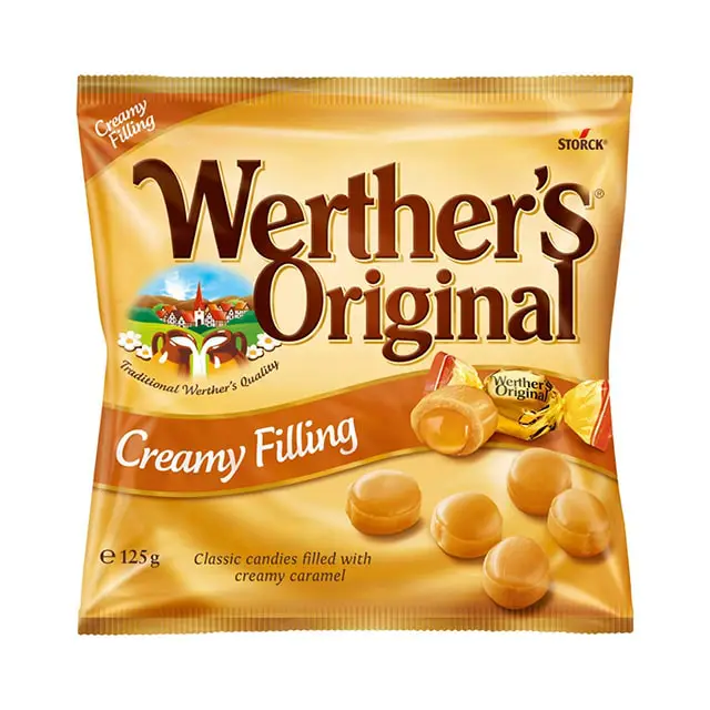 آبنبات با مغز کرم کارامل Werther’s Creamy Filling وردرز - Image 1