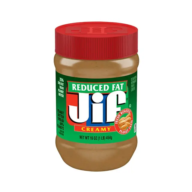 کره بادام زمینی کم چرب جیف