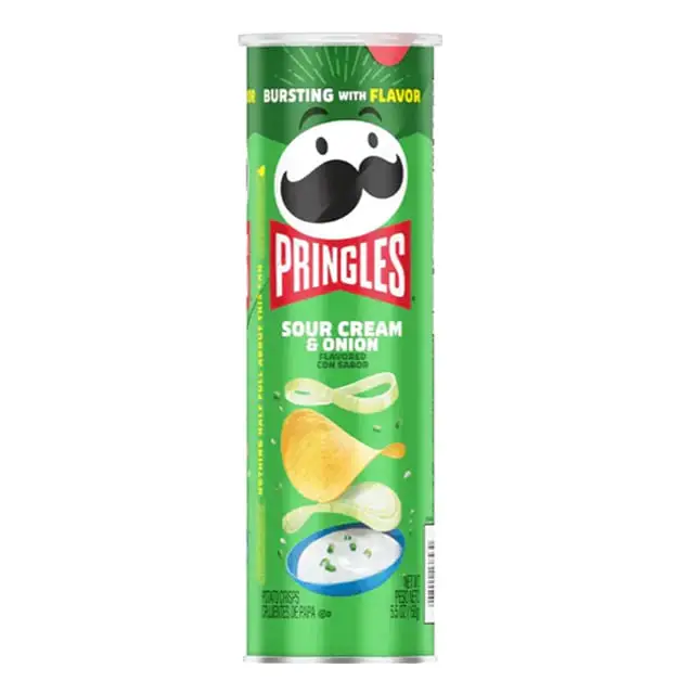 چیپس پرینگلز خامه ترش و پیاز