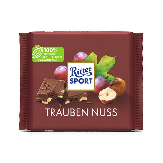 شکلات ریتر اسپورت با مغز انگور