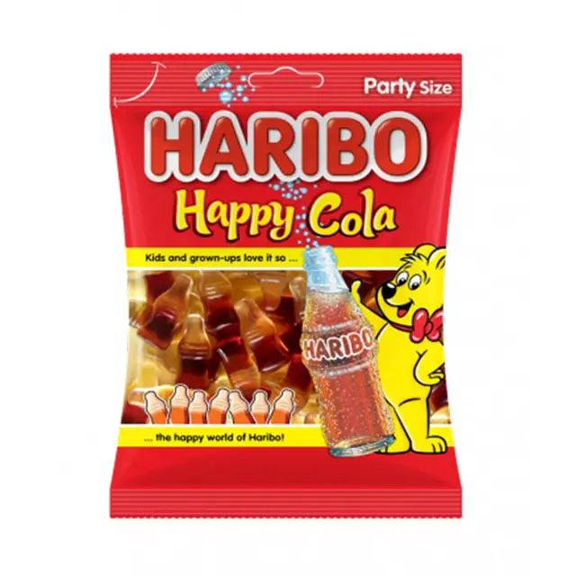 Haribo-Happy-cola-160g-min پاستیل هاریبو Happy Cola - Image 1