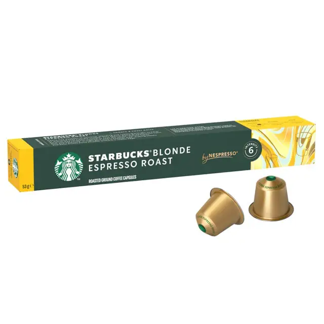 Starbucks-Blonde-Espresso-Roast کپسول قهوه بلند اسپرسو رست استارباکس
