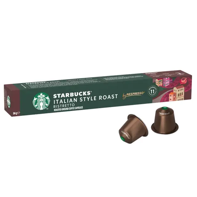 کپسول قهوه آلومینیومی استارباکس مدل Italian Style Roast - Image 1