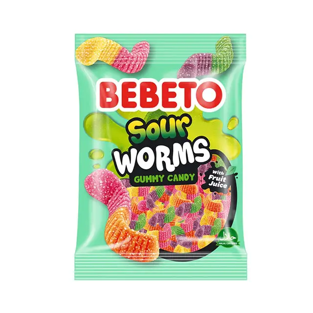 پاستیل ترش ببتو Sour Worms - Image 1