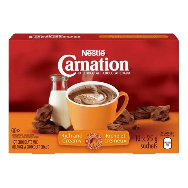 carnation rich and creamy-min هات چاکلت فوری کارنیشن ریچ کرمی نستله - Image 1