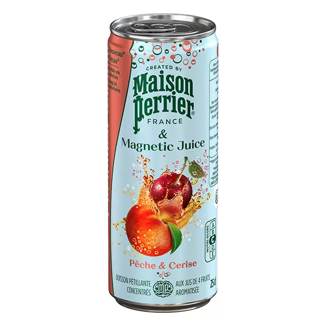 نوشیدنی گازدار هلو و آلبالو میسون پریر Maison Perrier - Image 1