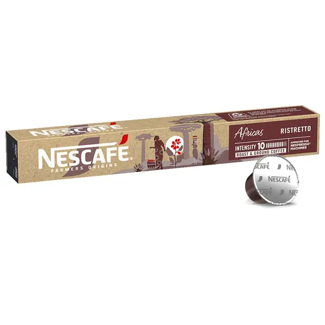 nescafe-africas-ristretto کپسول قهوه آفریقا ریستریتور نسکافه