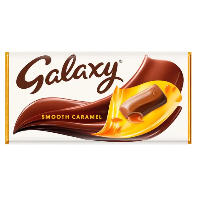 galaxy smooth caramel شکلات تخته کاراملی گلکسی Galaxy - Image 1