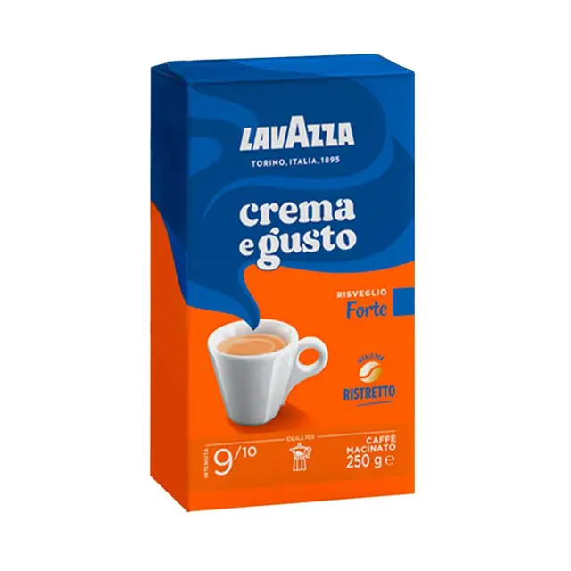 ground-coffee-lavazza-crema-e-gusto-forte پودر قهوه کرما گوستو فورته لاوازا - Image 1